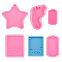 Molde De Silicona En Forma De Clavija Para Colgantes Joyería Hecho a Medida Para Artesanía Y Resina Herramienta Para Creación De Joyas - details 0