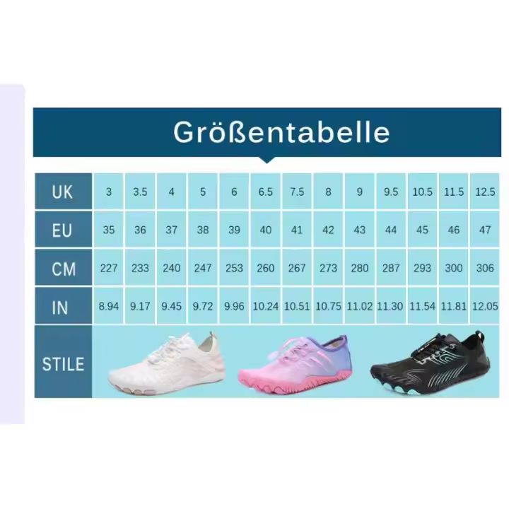 Zapatos ortopédicos descalza transpirables y antideslizantes para natación, surf, Aqua y fitness, para mujeres y helbres. - 1