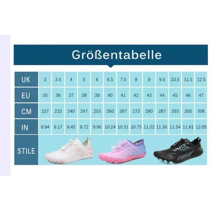 Zapatos ortopédicos descalza transpirables y antideslizantes para natación, surf, Aqua y fitness, para mujeres y helbres. - 1