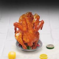 Asador de Pollo Vertical Acero inoxidable Para Horno Barbacoa , Soporte para Asar Pollo en Casa y Camping, Montaje Facil Diseño Practica Estructura Estable - Maxia Market - details 5