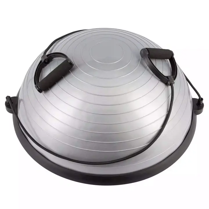 ALLINLIFE Hemisferio de yoga,58CM bola de velocidad de onda de yoga de golpe, pelota especial de fitness, hemisferio de equilibrio, pelota de fitness, equipos de fitness de yoga para el hogar, azul - 1