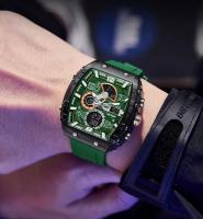 Reloj De Pulsera Digital Analógico SMAEL Para Hombre Con Pantalla Dual Cronógrafo Resistente Al Agua Y Luz LED Correa De Silicona Estilo Casual - details 16