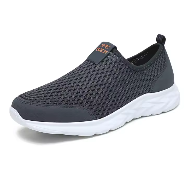 Zapatillas De Tenis Para Hombre YRZL Talla Grande Transpirables De Malla Antideslizantes Ligeros Para Caminar Y Deporte - 1