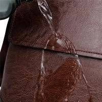 Bolso De Hombro Para Hombre Vintage De Cuero Genuino Pequeño Bolso Cruzado Diseñador Negocios Bolso Mensajero Moda Bolsa Colgante - details 16