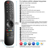 Control Remoto De Repuesto Para LG Smart TV 2022 Con Función De Puntero Y Voz Compatible Con Mayoría De TV LCD LED UHD OLED HD - details 6