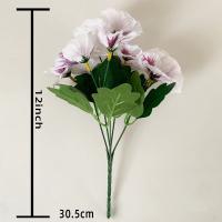 Ramo De Flores Artificiales De Coquelicot 26cm Decoración Para Hogar Y Jardín Bouquet Falso De Plástico Para Bodas Y Fiestas - details 10