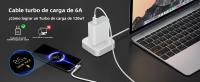 Cable De Carga Rápida Tipo C 90 Grados 6A 67W 120W Para Xiaomi 11 12 13T 14 Redmi Note 11T 12T 13 pro POCO F4 F5 X4 X5 Pack De 2 - details 14