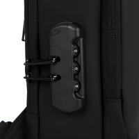 Bolso De Hombro Para Hombre Con USB Multifuncional Antirrobo Cruzado Viaje Sling Bolsa De Pecho Estilo Casual Tote Unisex - details 13
