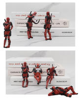 Figura De Acción Deadpool 8cm Decoración De Escritorio Divertida Y Bonita Para Coche O Oficina Juguete De Modelo X-MAN Unisex - details 4