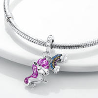 Encanto Original De Plata Para Joyería Moda Sombrero Conejo Encanto Cuentas Pulsera Ajustable Para Mujeres DIY Hecho De Zirconia - details 46