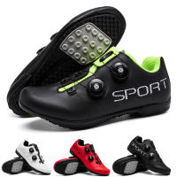 Zapatos De Ciclismo De Carretera Para Hombres Y Mujeres Transpirables Y Deportivos Zapatillas De Bicicleta Profesionales Con Cierre De Zip Material De Suela De Goma Talla Verdadera Para Adultos - details 9