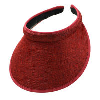 Sombrero De Verano Moda Para Mujer Ajustable Con Visera Protección Solar Para Playa Y Exterior Estilo Casual Color Sólido - details 15