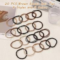 20 Pcs Cordones Bohemios Para Mujer Y Niñas Cinturones Elásticos De Nylon Para Pelos Y Puentecitos Accesorios De Moda - details 3