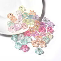50pcs Estrellas De Cinco Puntos De Acrílico Transparentes 11mm Colores Para Joyería DIY Pulseras Collares Accesorios - details 4