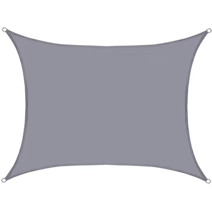 Toldo Vela de Sombra rectangular para exteriores, resistente a Agua y al Polvo, de grado Comercial, para patios, Jardines y eventos. - 1