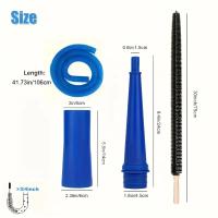 Kit De Limpieza De Ventilador De Secadora Con Adornelamiento De Aspiradora Flexible Y Guía De Hilo Para Eliminar Pelusa Y Pantalla De Linterna - details 1