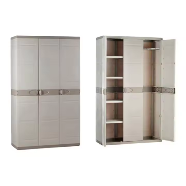 Armario 3 puertas 105x44x176cm 9201 beig - 1