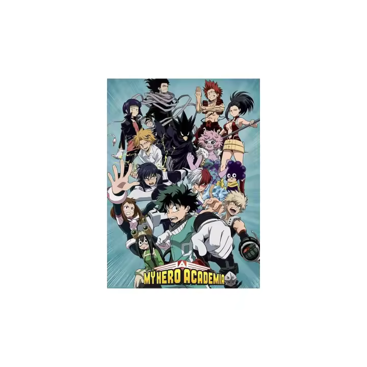 Detodoexpres - Póster My Hero Academia Original Laminado Brillante Alta Calidad - 1