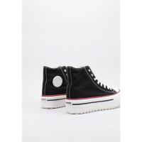 victoria 1061121 TRIBU DOBLE SIERRA LONA Deportivas Con Plataforma Mujer Negro - details 2