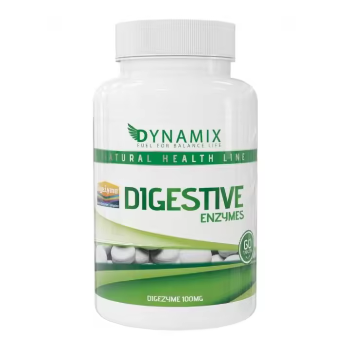 DYNAMIX Enzimas Digestivas Complejo Vitamínico 60 caps - 1