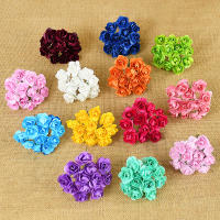144pcs Hojas De Rosa Mini Pe 2cm Para Decoración De Casamiento Y Hogar Artesanía Scrapbooking Bouquet Artificial De Flores - details 3