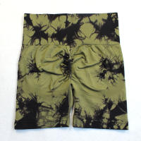 Shorts De Yoga Push up Sin Costuras Para Mujer Cintura Alta Deporte Fitness Verano Correr Ciclismo Gimnasio Shorts De Moda - details 32