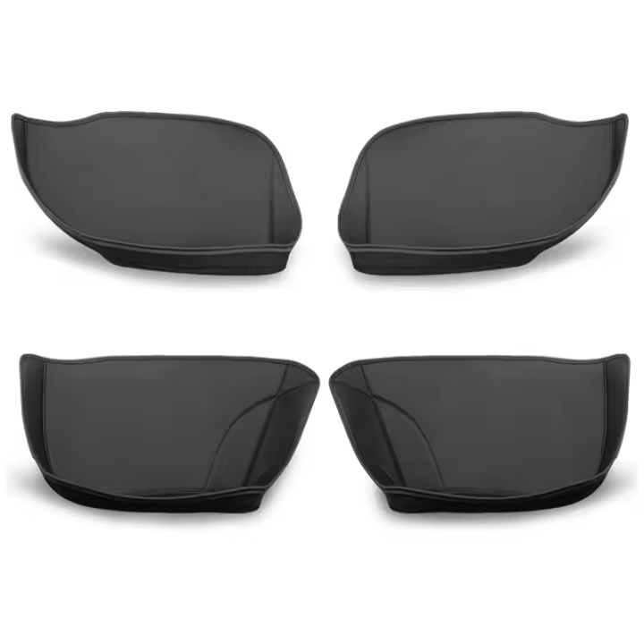 Estuche De Almacenamiento Para Puerta De Coche 4 Piezas Para Tesla Model Y Padded Protector De Cuero PU Para Ranura De Puerta - 1