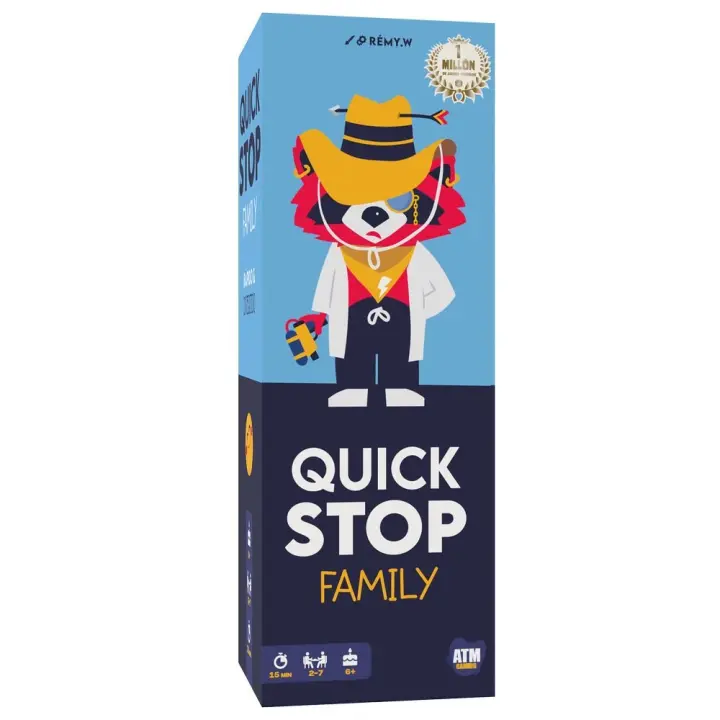 ASMODEE JUEGO DE MESA QUICK STOP FAMILIY QUICK STOP 5x18x7 Cms. - 1