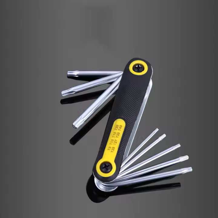 Juego De Destornilladores Plegables 8 En 1 Con Torx Y Phillips Herramientas Multifuncionales De Acero De Carbono Para Reparación Y Mantenimiento - 1