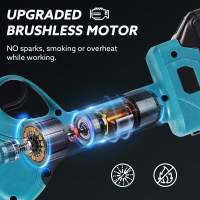 40mm Podadora eléctrica inalámbrica de 21V, tijeras de podar eficientes para árboles frutales, bonsái, cortador de ramas, herramientas de paisajismo - details 3