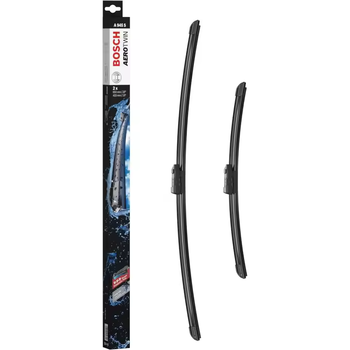 Bosch Aerotwin A945S Juego limpiaparabrisas delanteros para Seat Leon (12-20) - 1