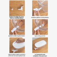 Dispensador de Agua Fría de Plástico Tetera con Grifo para Bebidas - details 4