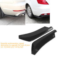 Par deSpoiler De Canard Para Parachoques Trasero Universal ABS Difusor De Esquinas Modificación De Coche Decoración De Panel Lateral Del Automóvil - details 4
