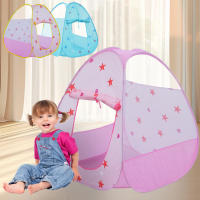 Carpa Para Niños Casa De Juegos Interior Y Exterior Plegable Decorada Juguetes Regalo De Navidad Para Niñas Edad Recomendada 0-3 Años Material De Tela Origen China - details 0