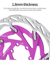 MEROCA Rotor De Freno De Disco Para Bicicleta 160mm Mountain Bike Road Bicycle 6 Bolts Disipación De Calor Y Viento Sistema De Freno Disc Hybrid - details 8
