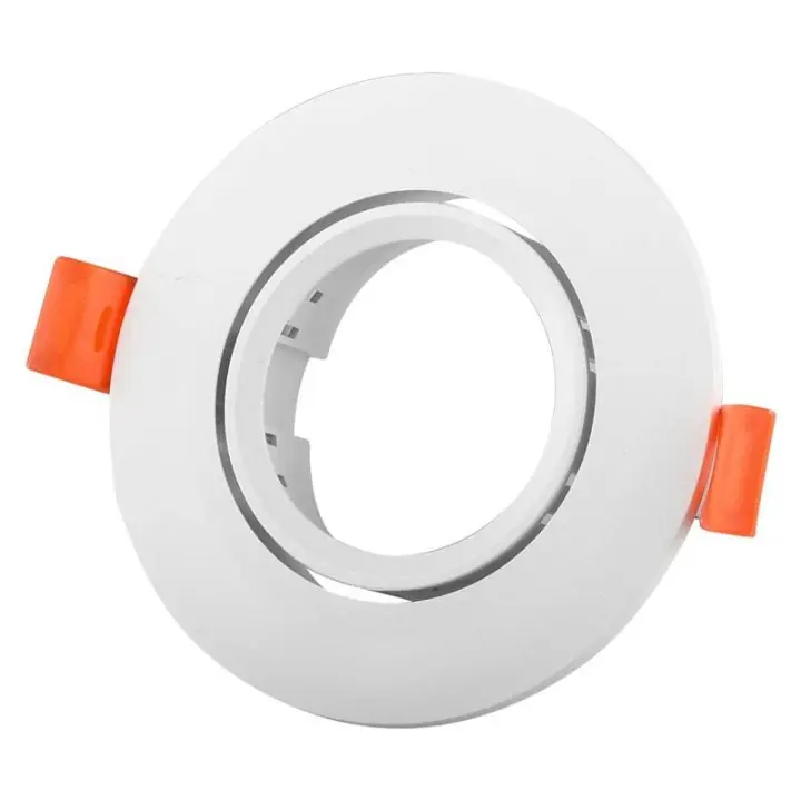 Barcelona LED Aro downlight circular basculante para bombilla GU10 / MR16 - Corte Ø75 mm - 1