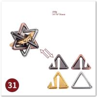 Juguete De Lógica Para Adultos Metálico De Aluminio 3D Juego De Desbloqueo De Cerraduras Laberinto Juguete De Resolución De Puzzles - details 13