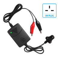 Cargador Inteligente De Batería Universal 12V 1300mA Rechargeable Para Coche Camión Motocicleta Con Enchufes Eu Us Au Uk - details 9
