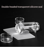 Kit De Estampado De Uñas LULAA Con Doble Cabeza Y Desbasteador Herramientas De Manicura Accesorios Para Uñas Silicona Transparente - details 0