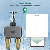 Temporizador De Riego Inteligente Insoma Zigbee 1/2 Maneras Sistema De Riego Por Goteo Para Jardín Programable IPX5 Con Control Por Voz Alexa Y Google Assistant - details 9