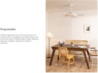 Create - Ventilador de Techocon Luz LED y Control Remoto - 6 Velocidades, Tamaño Ø108cm -  WIND CLEAR - details 4