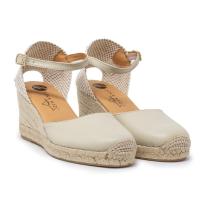 Alpargatas de mujer CLARA DURAN VALPICO VALENCIANA CORREA NAPA IVORI 5C - details 0