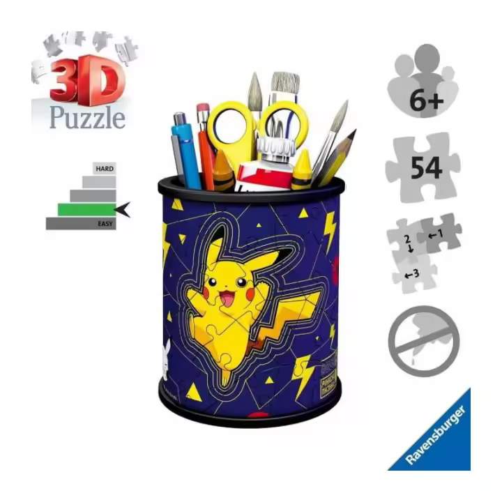 Puzzle 3D Portalàpices Pokemon de Ravensburger - 1