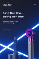 Peine Automático, peine de pelo Liso, herramienta de salón, secador de pelo multición 5 en 1, peine de Aire Caliente, secador de pelo - details 1