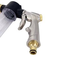 Pistola De Agua Para Lavar Coche Y Jardín Con Espuma Alta Presión Herramienta De Limpieza Metálica De Latón Para El Jardín - details 4