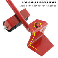 Dolly De Muebles Resistentes Con Ruedas 880LB Herramienta De Levantamiento Y Desplazamiento Fácil Rollos Grandes Para Muebles - details 8