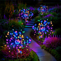 Luces Solares Para Jardín Impermeables Decorativas Para Camino Patio Jardín Flor Lampara De Fierro Artificiales Luz LED Moderna - details 0