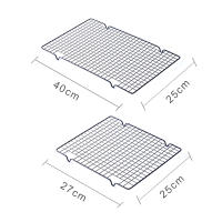 Rack De Enfriamiento De Acero Inoxidable Para Hornear Pastel Y Pan Soporte De Alimentos Malla De Hierro Carbono Resistente Al Horno Para Barbacoa ZXH - details 7