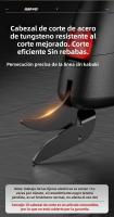 Tijeras Eléctricas NANWEI Para Cortar Ropa Y Telas Pequeñas Manuales Recargables De Acero Tungsteno Certificación Y Origen No Aplican - details 9