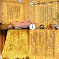 Luces LED Para Cortinas Y Jardín Impermeables De Festival Con Efecto De Lluvia De Arco Iris Decoración De Villa Moderna IP65 - details 9